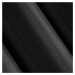 Dekorační lesklý závěs s řasící páskou ARNE černá 140x270 cm (cena za 1 kus) MyBestHome
