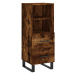 vidaXL Skříň highboard kouřový dub 34,5 x 34 x 180 cm kompozitní dřevo