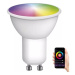 LED RGB Stmívatelná žárovka GoSmart MR16 GU10/4,8W/230V 2700-6500K Tuya
