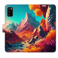 iSaprio flip pouzdro Colorful Mountains pro Samsung Galaxy A41