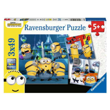 RAVENSBURGER Puzzle Mimoni 2: Padouch přichází 3x49 dílků 142153