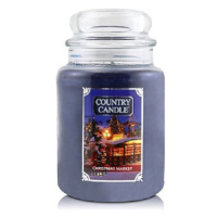 Country Candle Svíčka ve skleněné dóze, Vánoční trhy, 680 g