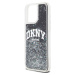 DKNY Liquid Glitter Arch Logo kryt iPhone 14 Pro černý