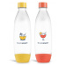 Sodastream Fuse Twinpack Orange/Yellow 1 l - SodaStream