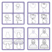 Dohány naučná hra tabule Kresli a smaž růžová princezny – Učíme se kreslit pomocí obrázků 509-3