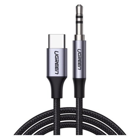 Ugreen CM450 USB-C / 3.5 jack  audio kabel 1m Black