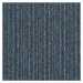 Balta koberce Kobercový čtverec Sonar Lines 4583 modrozelený - 50x50 cm
