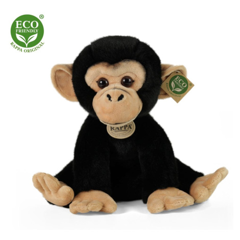 RAPPA Plyšový šimpanz 28 cm ECO-FRIENDLY