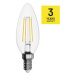LED žárovka Emos ZF3240, E14, 6W, teplá bílá