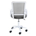 Otočná židle FD-6, bílá/šedá