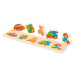 Bigjigs Toys Dřevěné vkládací puzzle hračky