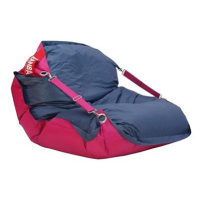 BeanBag Sedací pytel 189×140 duo pink - jeans