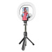 Stativ Puluz selfie stick / tripod double LED (5905316141384)