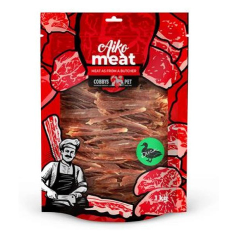 Cobbyspet AIKO Meat sušené kachní plátky 1kg COBBYS PET