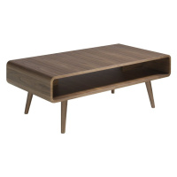 Estila Dřevěný hnědý konferenční stolek Vita Naturale obdélníkový 120cm
