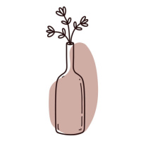 Ilustrace plants_doodles2-temp_14.eps, lesyau_art, (35 x 40 cm)