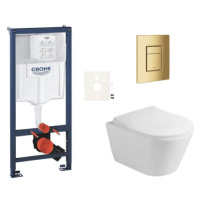 Závěsný wc set do lehkých stěn / předstěnová montáž Glacera Ava SIKOGRSAVASCGL0