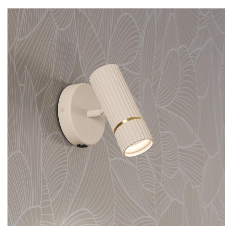 Eglo 901153 - LED Nástěnné svítidlo CAMINIA 1xGU10/5W/230V 3000K béžová 901153