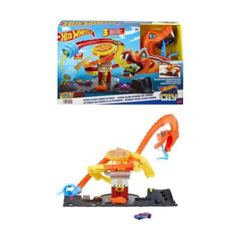 Hot Wheels CITY HLADOVÁ KOBRA ÚTOČÍ NA PIZZERKU Mattel