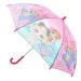L.O.L. deštník průhledný manuální růžový