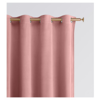 Dekorační velvet závěs s kroužky VELVETIA růžová 140x250 cm (cena za 1 kus) MyBestHome