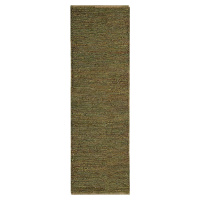 Tmavě zelený ručně tkaný jutový běhoun 66x200 cm Soumak – Asiatic Carpets