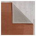 Flair Rugs koberce Kusový ručně tkaný koberec Tuscany Textured Wool Border Orange - 200x290 cm