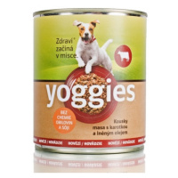 Yoggies hovězí konzerva s karotkou a lněným olejem Velikost: 800g