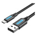 Vention USB 2.0 -> microUSB Charge & Data Cable 1m Black