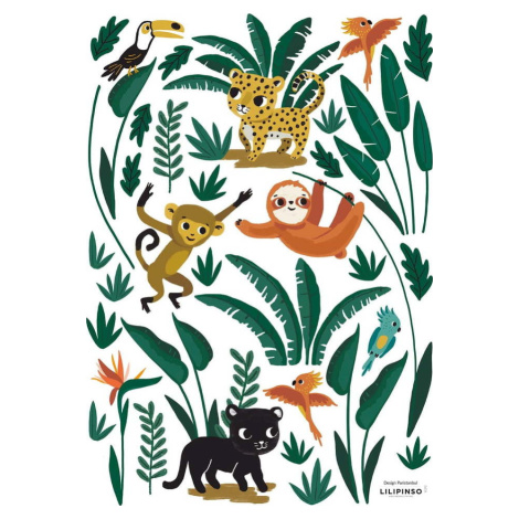 Arch samolepek 30x42 cm Jungle Animals – Lilipinso