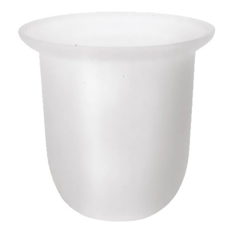 Sapho Miska na WC štětku pro X-ROUND/Trend-i/X-STEEL, XS301 mléčné sklo