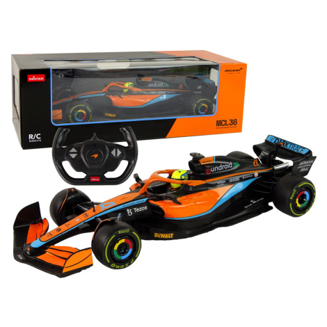 Mamido Formule na dálkové ovládání RC McLaren F1 Rastar 1:12 oranžová RC