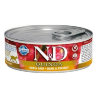 ND Cat konz. Quinoa 80g prepelica, kokos