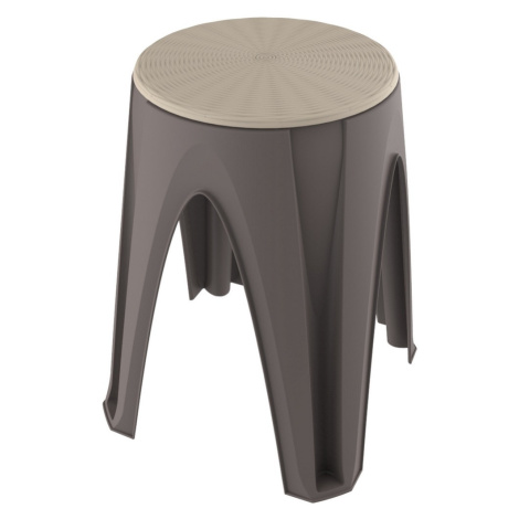 Otočná stolička Girotondo hnědá, 35 x 35 x 45,5 cm