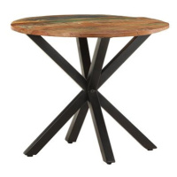 Odkládací stolek 68 × 68 × 56 masivní recyklované dřevo