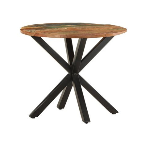 Odkládací stolek 68 × 68 × 56 masivní recyklované dřevo SHUMEE