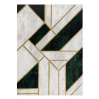 Dywany Łuszczów AKCE: 140x190 cm Kusový koberec Emerald 1015 green and gold - 140x190 cm