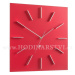 Designové nástěnné hodiny Future Time FT1010RD Square red 40cm