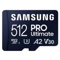 Samsung MicroSDXC 512GB PRO Ultimate + SD adaptér