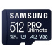 Samsung MicroSDXC 512GB PRO Ultimate + SD adaptér