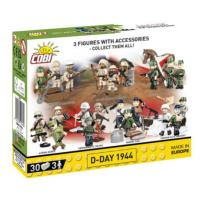 COBI 3 figurky s doplňky D-Day 1944, 30 k