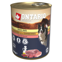 Ontario Kachní paté s brusinkami konzerva 800 g