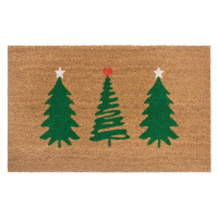 Hanse Home Collection koberce Rohožka 3 stromy vánoční 105671 - 45x75 cm