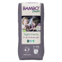BAMBO Dreamy Night Pants Kalhotky plenkové jednorázové Girls 4-7 let (15-35 kg) 10 ks