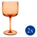 VILLEROY & BOCH Like Glass Apricot, na víno 2 ks