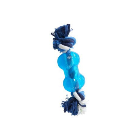 Hračka pes Buster Strong Ball s provazem světle modrá XS Kruuse Jorgen A/S
