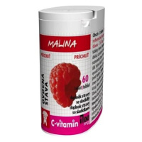 C-Vitamin 100 mg malina se sukral.a xyli.