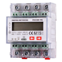 Elektroměr PRO380 0,25-100A MID 3F 2-sazbový ModBus