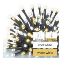 EMOS LED vánoční řetěz Steny s časovačem 18 m teplá/studená bílá