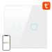 Přepínač Avatto LZTS02-EU-W2 ZigBee Touch Light Switch Dual Without Neutral TUYA (white)